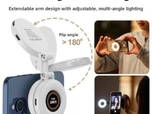 LAMPE DE PHOGRAPHIE VIDEO PORTABLE MAGNNETIQUE MAGSEFE